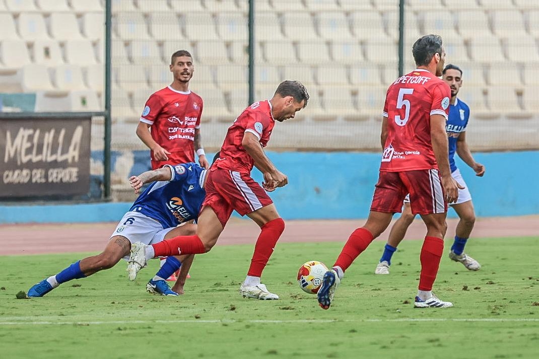 La Minera iguala un 2-0 en Melilla pero se deja el liderato en Segunda RFEF