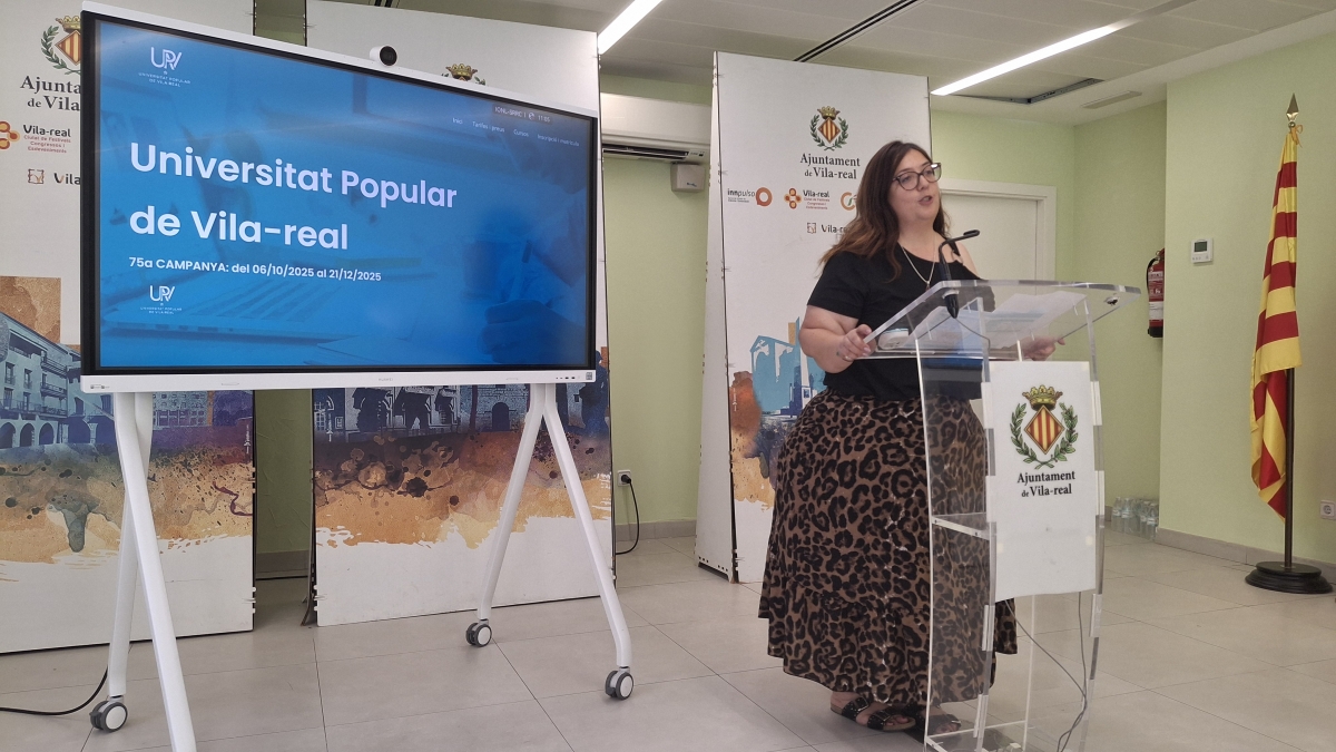 La Universidad Popular de Vila-real ofrece 15 cursos y 400 plazas como alternativa de ocio para adultos