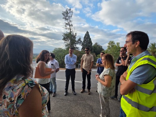 Llíria recepciona las obras de la carretera de Vilamarxant