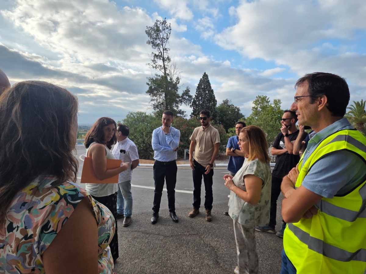 Llíria recepciona las obras de la carretera de Vilamarxant