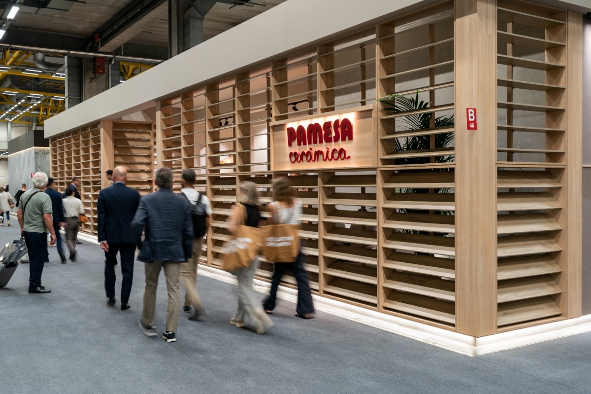 Pamesa Cerámica conecta naturaleza y tecnología en Cersaie gracias a series como Aina Stone, Dover o Dune 