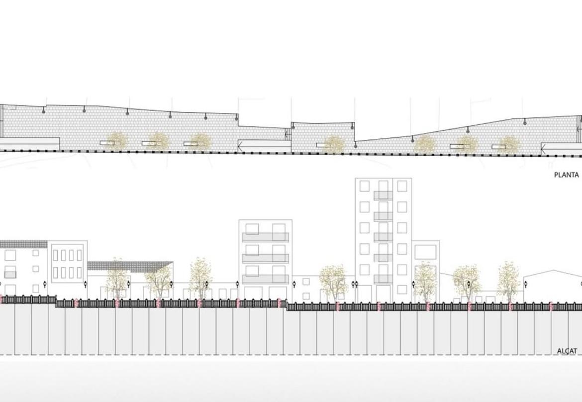 Propuesta de actuación en el barranco del Poyo, a su paso por Picanya. - Foto: PSPV PICANYA Propuesta de actuación en el barranco del Poyo, a su paso por Picanya.