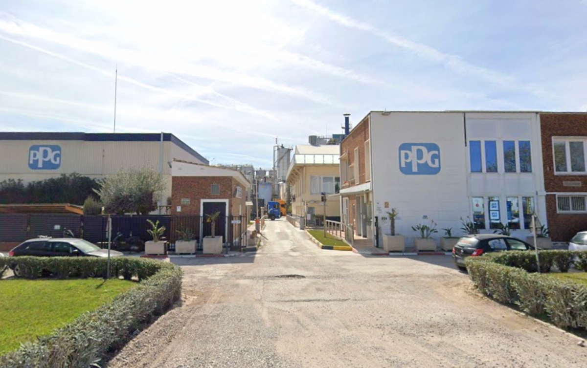 PPG Ibérica modernizará su planta de pinturas en Quart de Poblet con nuevos tanques y placas solares