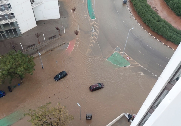 Imagen de inundaciones anteriores en Parc Central.