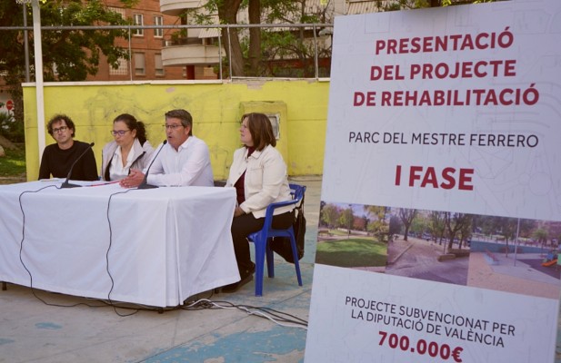 La reforma del Parc Mestre Ferrero d'Ontinyent avança amb la proposta d'adjudicació de les obres de la primera fase