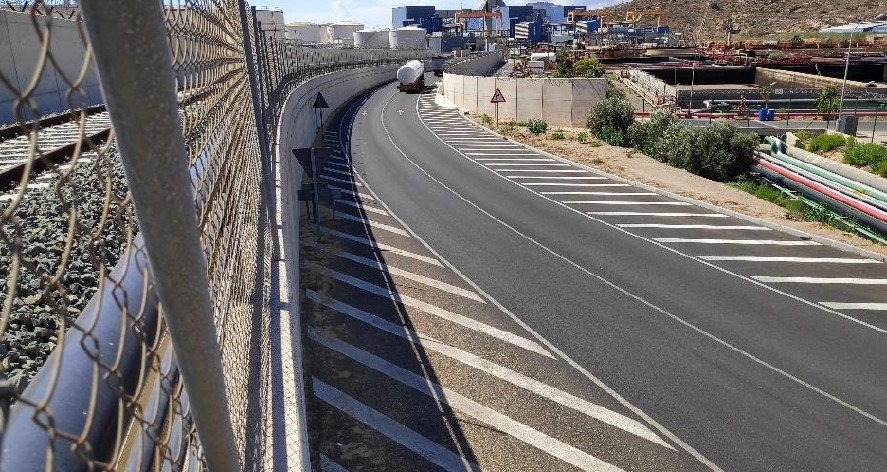 Cartagena desbloquea la CT-34 para agilizar el tráfico pesado hacia Escombreras