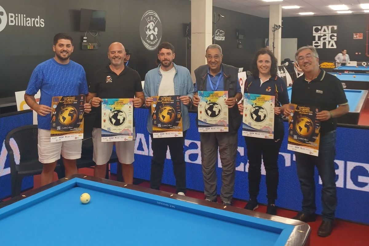 Cartagena alberga el Mundial femenino absoluto y el sub-22 con 48 billaristas de 19 países