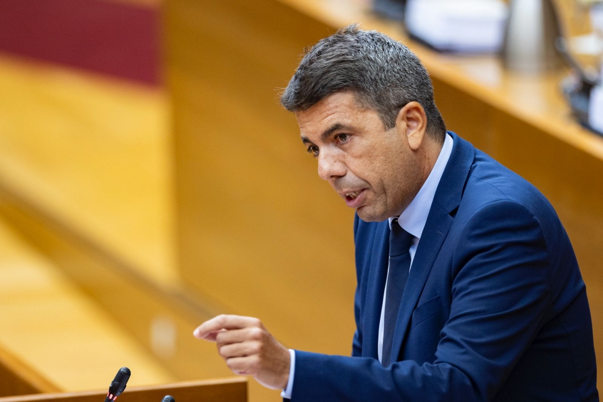 Mazón, en un momento de su intervención. - Foto: EVA MÁÑEZ