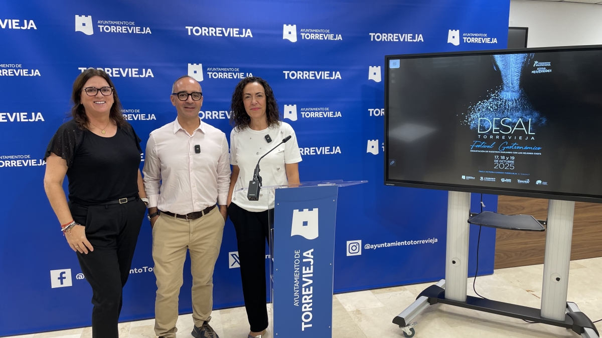 Seis chefs reconocidos participarán en el primer festival gastronómico 'Desal' en Torrevieja
