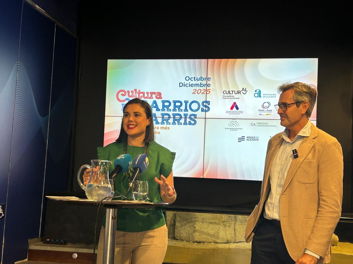 Cultura en Barrios ofrece 65 actividades y Aula Abierta programa cien cursos por Alicante