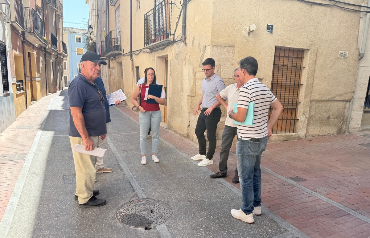 Cocentaina recepciona las obras de mejora del casco antiguo: ha invertido más de 650.000 euros