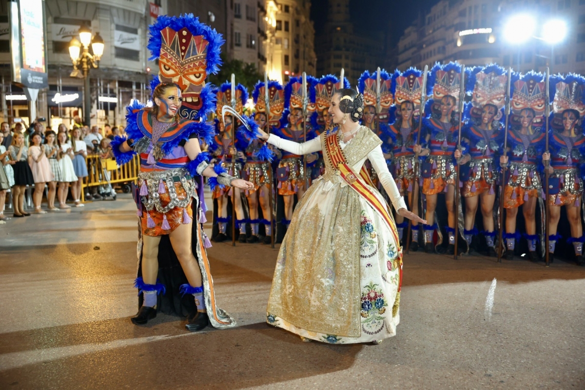 Entrada de Moros y Cristianos en la ciudad de València.