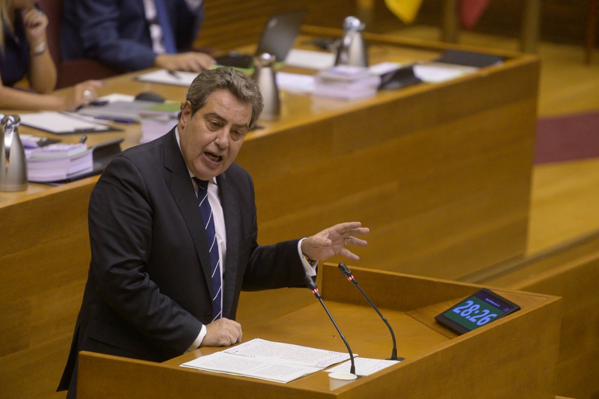 El síndic de Vox en Les Corts Valencianes, José María Llanos.