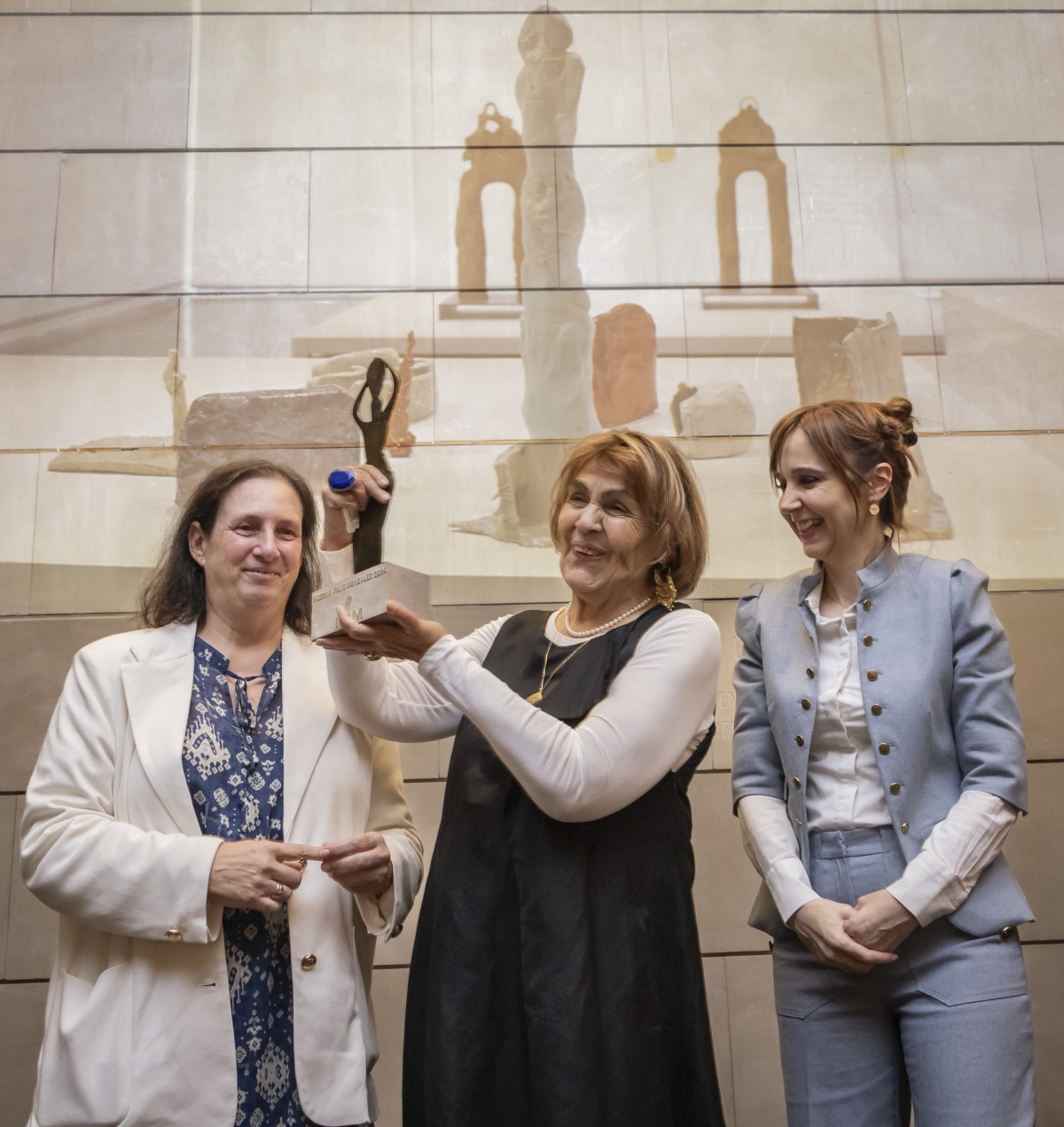 Pilar Tébar, Simone Fattal y Blanca de la Torre.