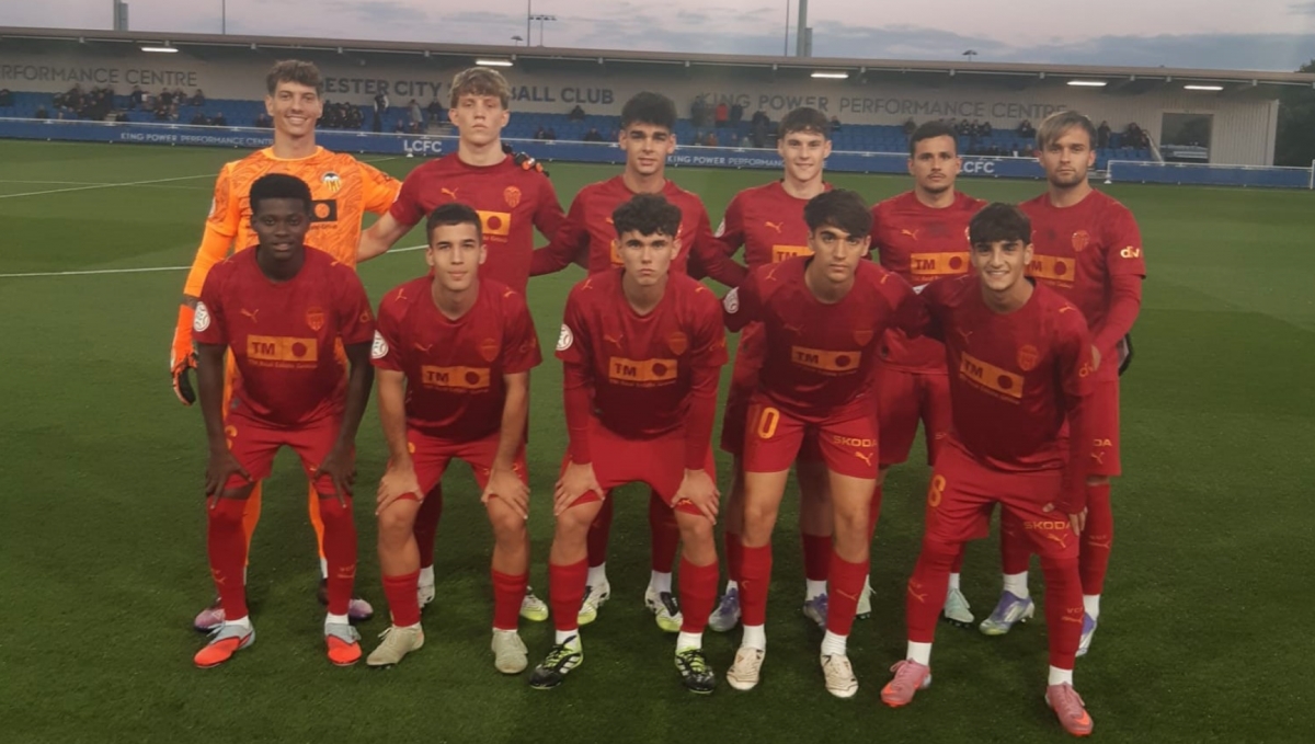 Victoria del VCF Mestalla en la visita al Leicester City FC (1-3) 