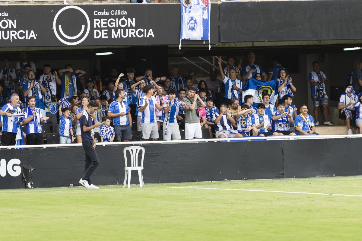 Aficionados del Hércules CF en Cartagena