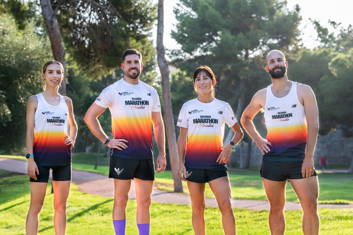 Maratón Valencia y New Balance llevan la luz del ‘Marathon Paradise’ a su camiseta 