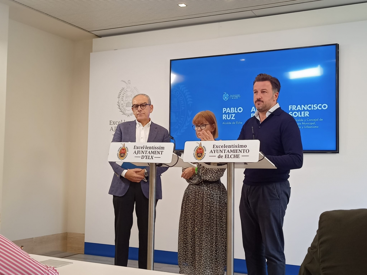 Elche bajará el IBI hasta el 5% en 2026 y aplicará el 'tasazo' de basura al 100%, pero bonificado