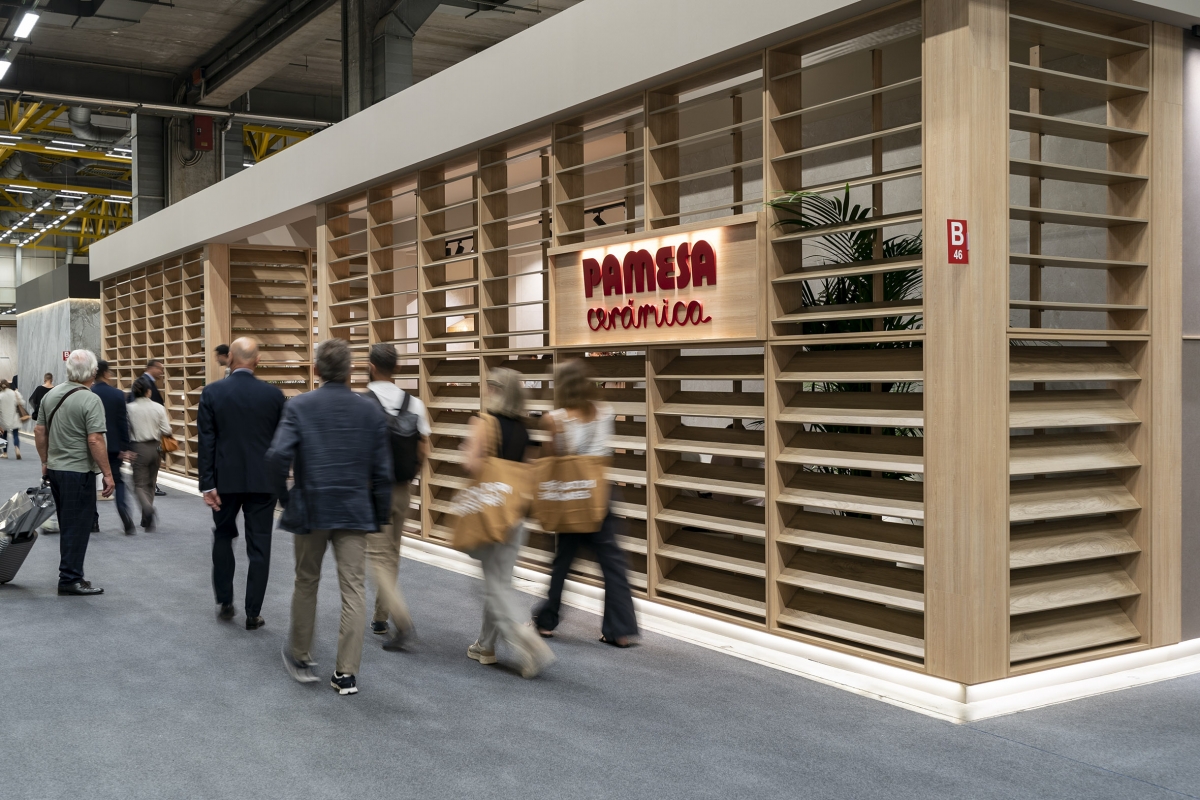 Imágenes de los expositores del Grupo Pamesa en Cersaie