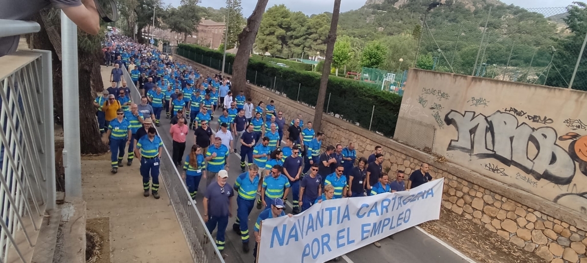 El plan de 1.500 empleos en Navantia sigue sin llegar a Cartagena más de dos años después del anuncio de Sánchez