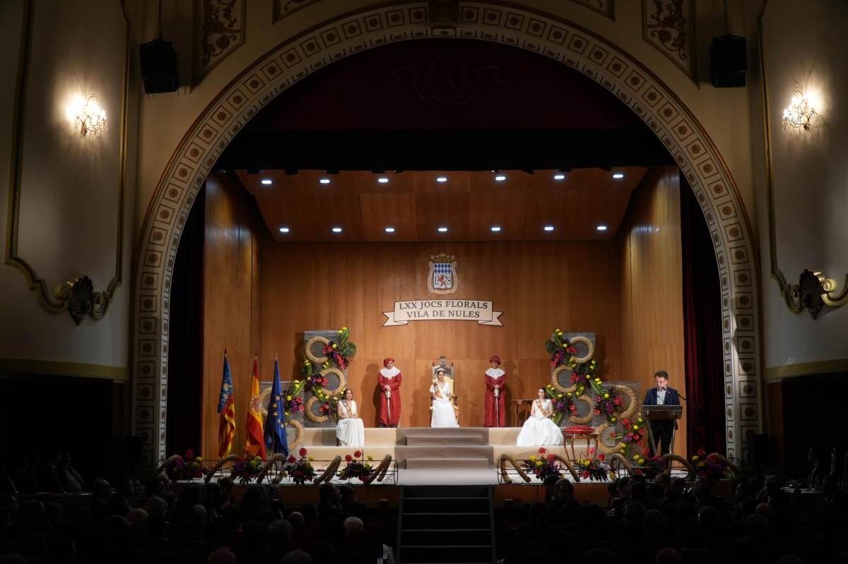 Nules ya conoce el lema del ganador del Premio Flor Natural de los LXXI Jocs Florals: 'Jo am'