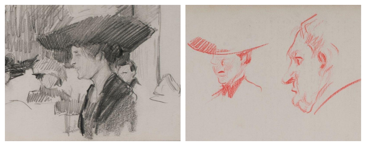 Detalles de la serie Dining Room of the Blackstone Hotel, Chicago. Joaquín Sorolla. Hispanic Society of America. - Detalles de la serie Dining Room of the Blackstone Hotel, Chicago. Joaquín Sorolla. Hispanic Society of America.