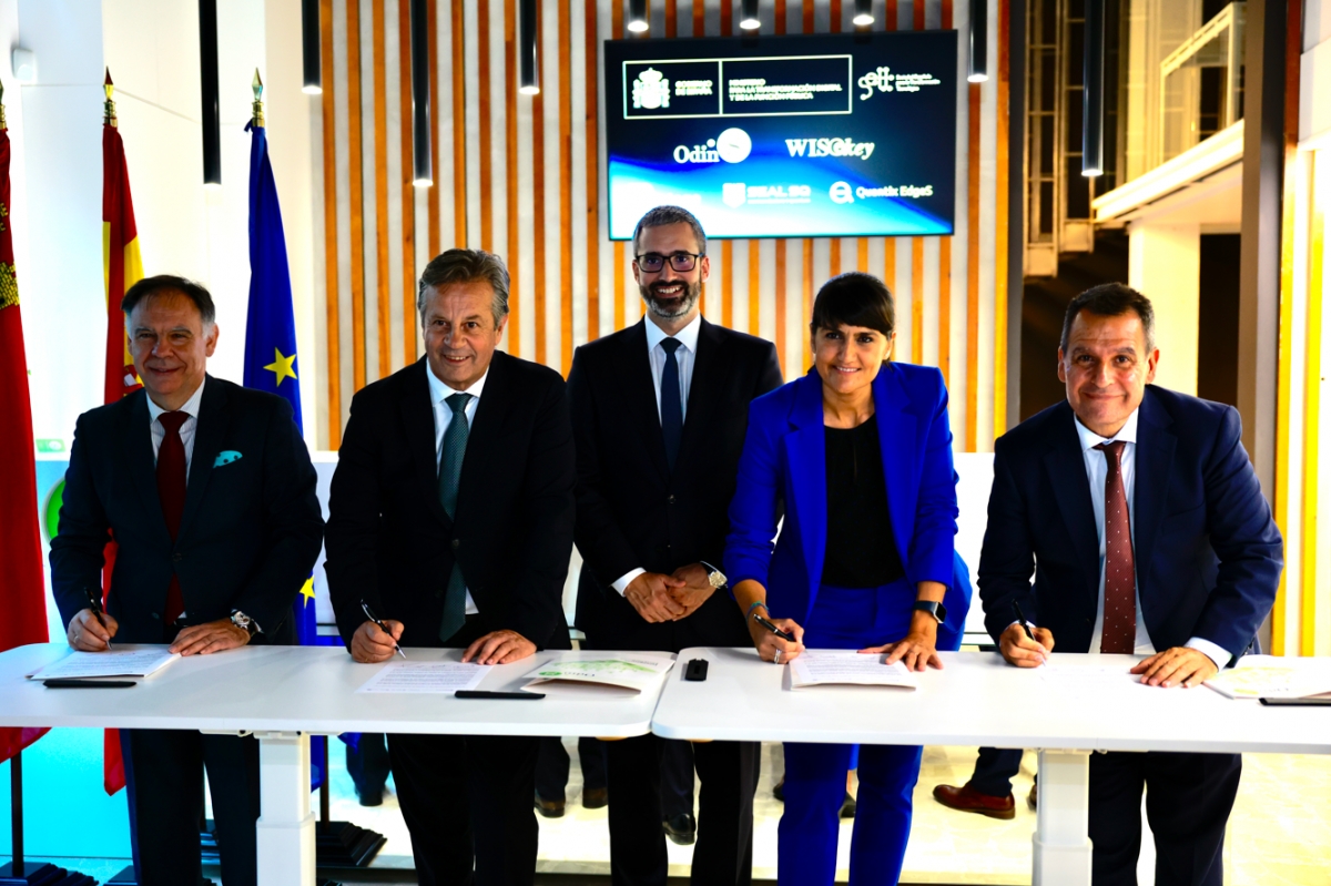 Constitución en Murcia de la sociedad Quantix Security Edge. - Foto: DELEGACIÓN DEL GOBIERNO