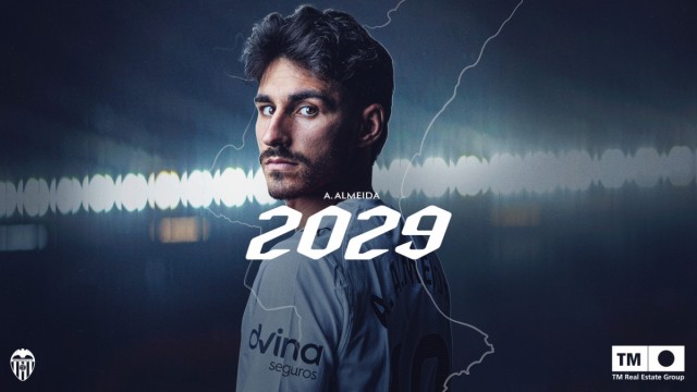 André Almeida renueva con el Valencia CF hasta 2029