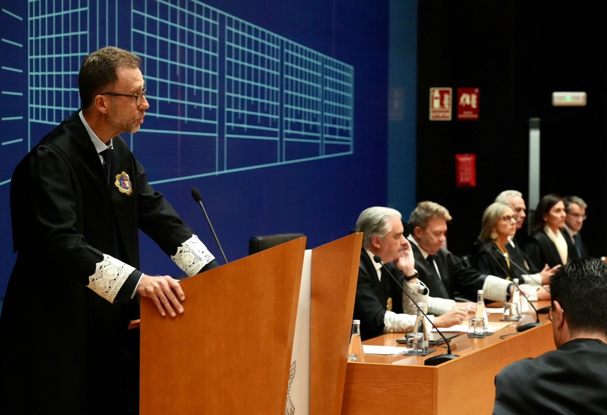 El presidente de la Audiencia Provincial de Valencia, José Manuel Ortega - Foto: EDUARDO MANZANA