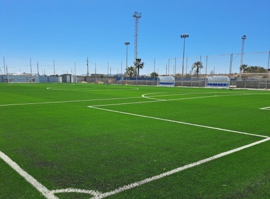 Torre Pacheco denomina al campo de fútbol 8 como 'José Saura Meroño' y la oposición critica que lleve el nombre de un 