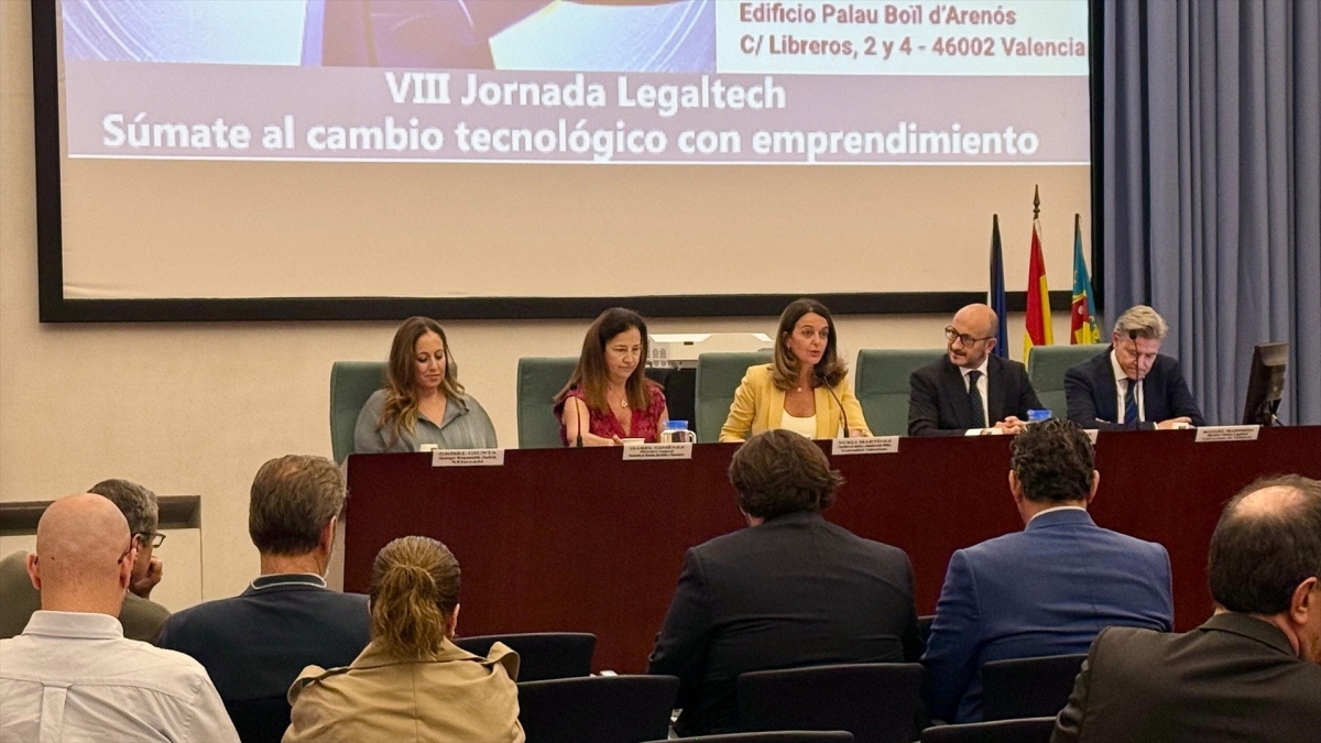 Nuria Martínez resalta la apuesta de la Generalitat Valenciana por la digitalización y la importancia del sector 'Legaltech'