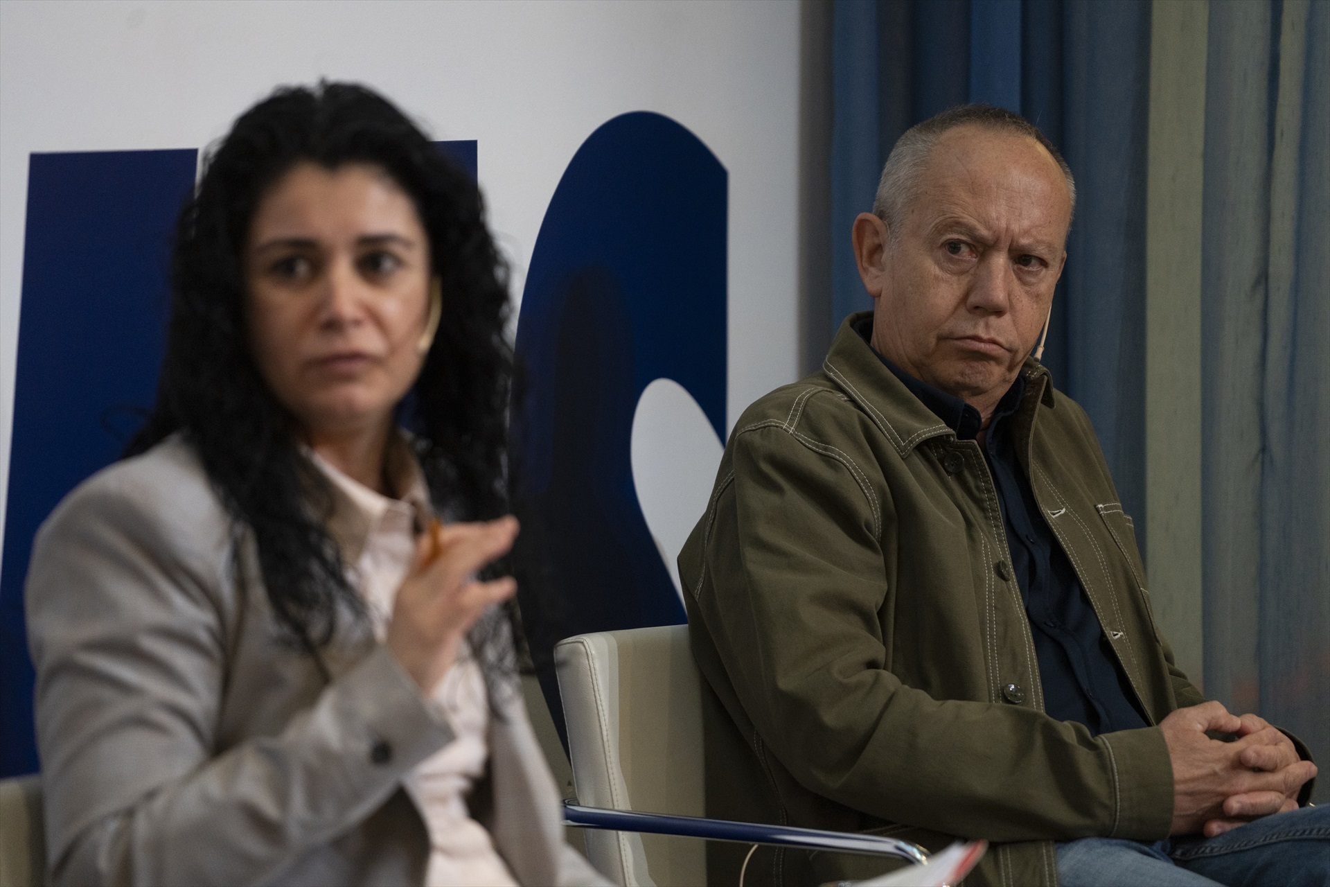 Ana García e Ismael Sáez. Foto: JORGE GIL/EP - 