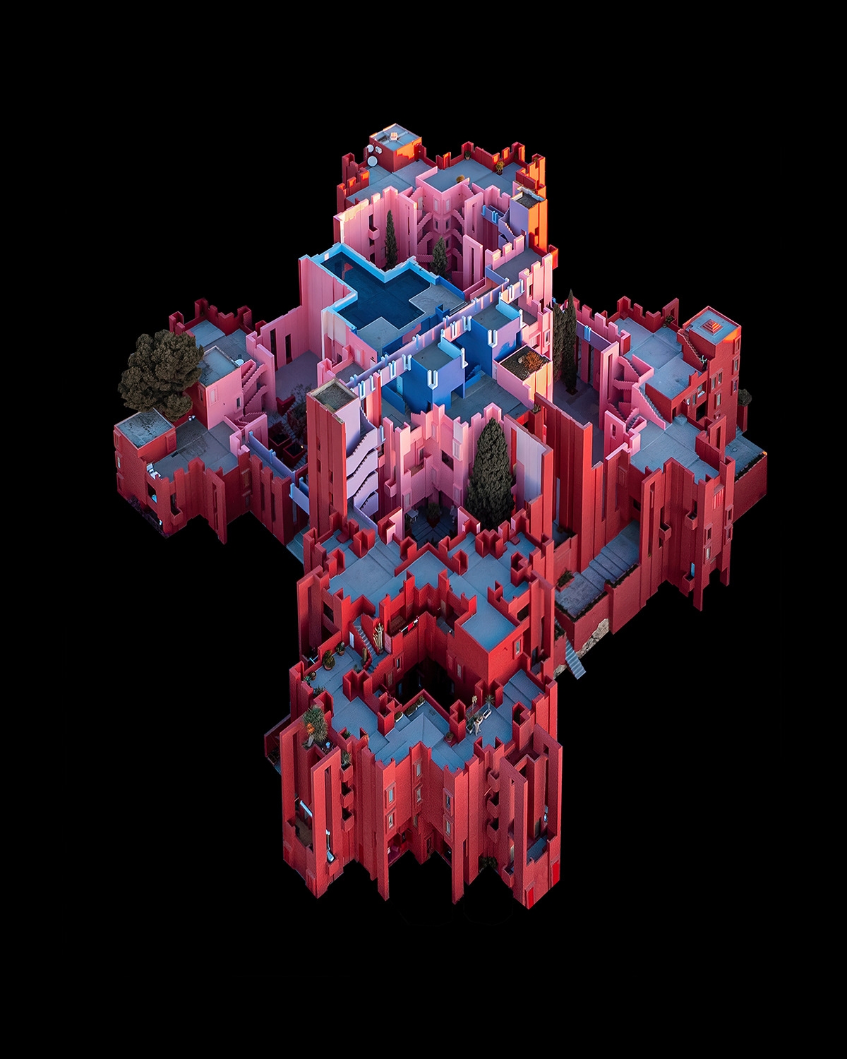 La Muralla Roja de Ricardo Bofill ya puede visitarse de forma virtual e inmersiva en Calp