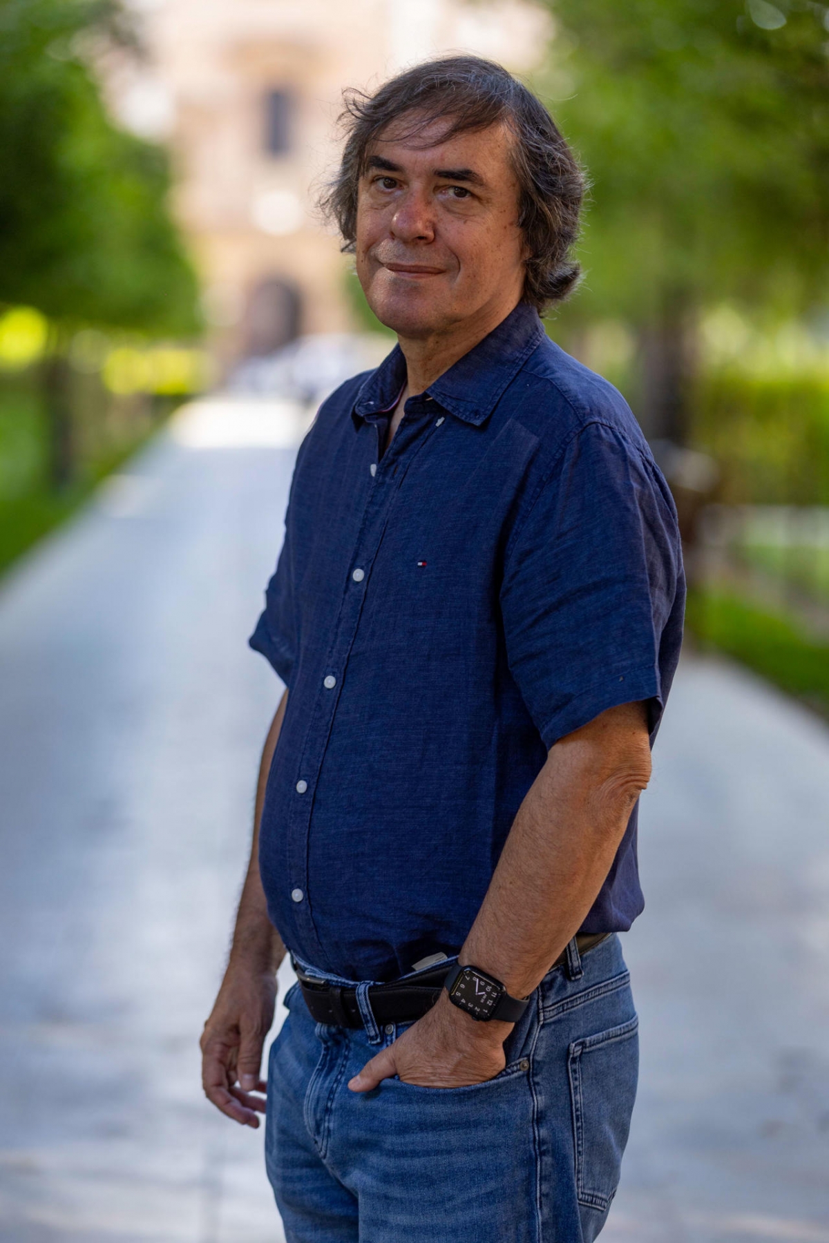 El escritor rumano Mircea Mircea Cartarescu en Murcia