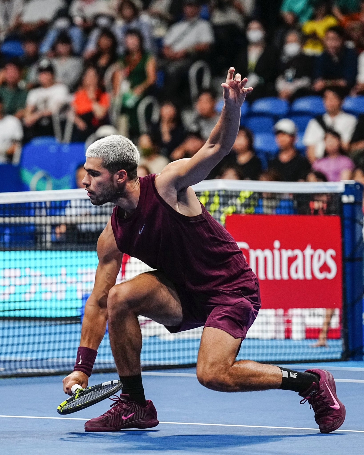 Carlos Alcaraz en Tokio.
