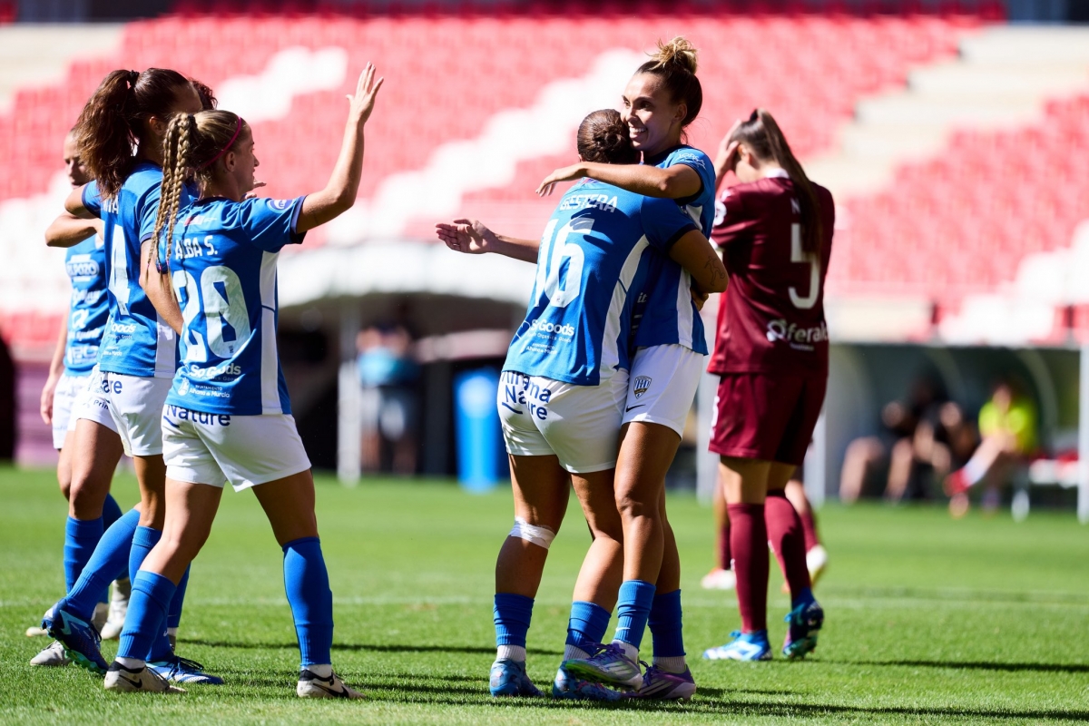 El Alhama CF ElPozo logra su primer triunfo con un 2-4 en Logroño y se aleja del descenso en la Liga F