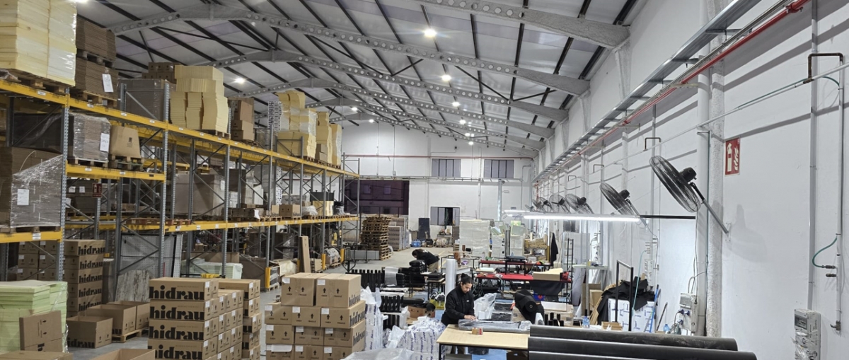 La nave de Hidrau tras recuperarse de la Dana. - La nave de Hidrau tras recuperarse de la Dana.