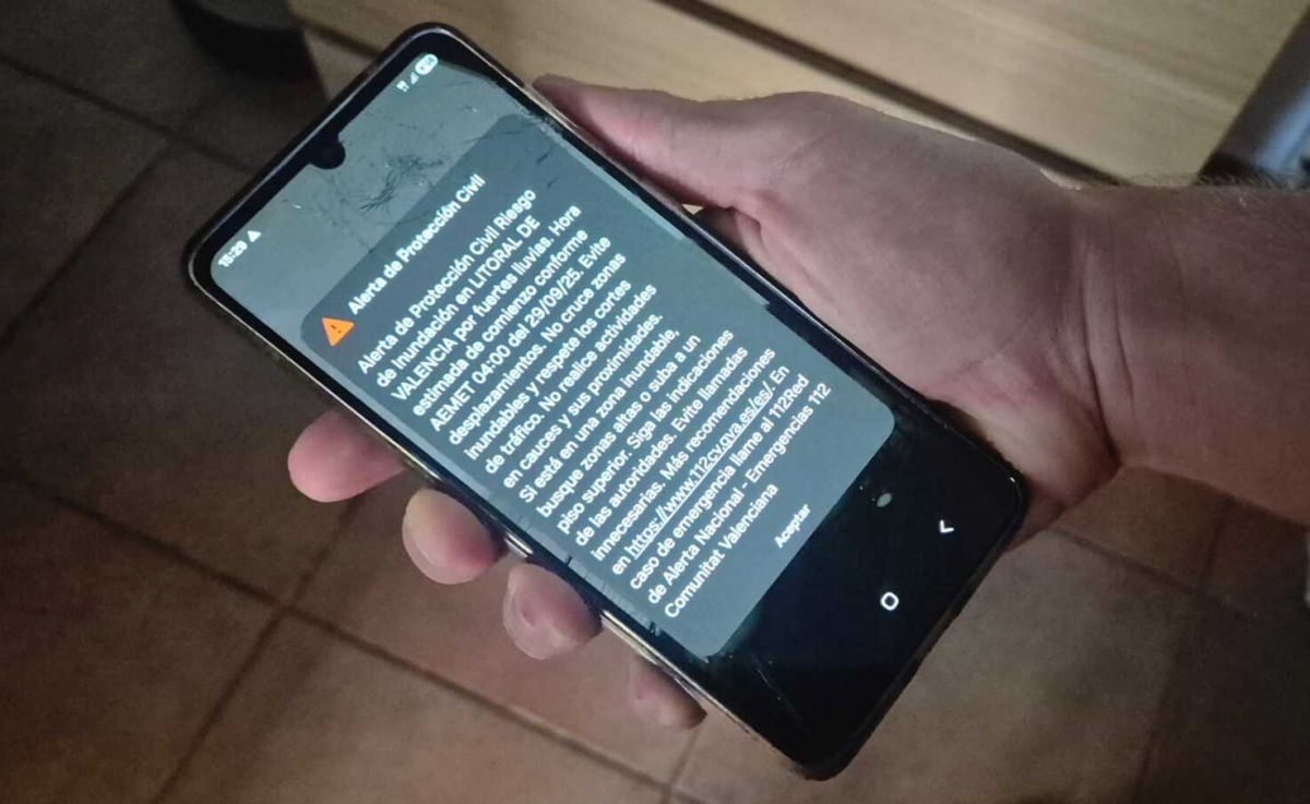 Vuelve el ES-Alert tras el aviso rojo por lluvias este lunes