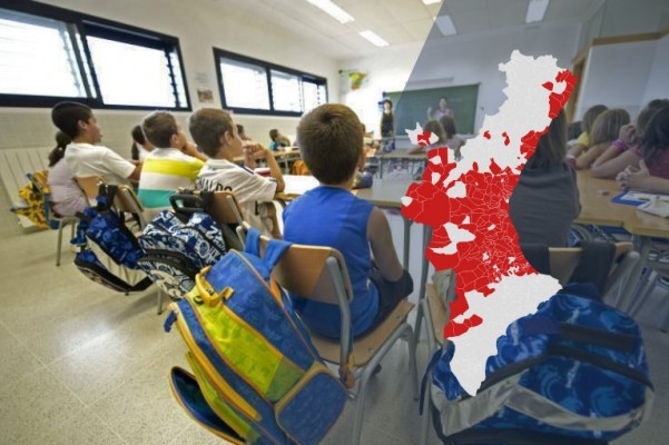 Más de 540.000 alumnos afectados por la cancelación de clases en 243 municipios valencianos