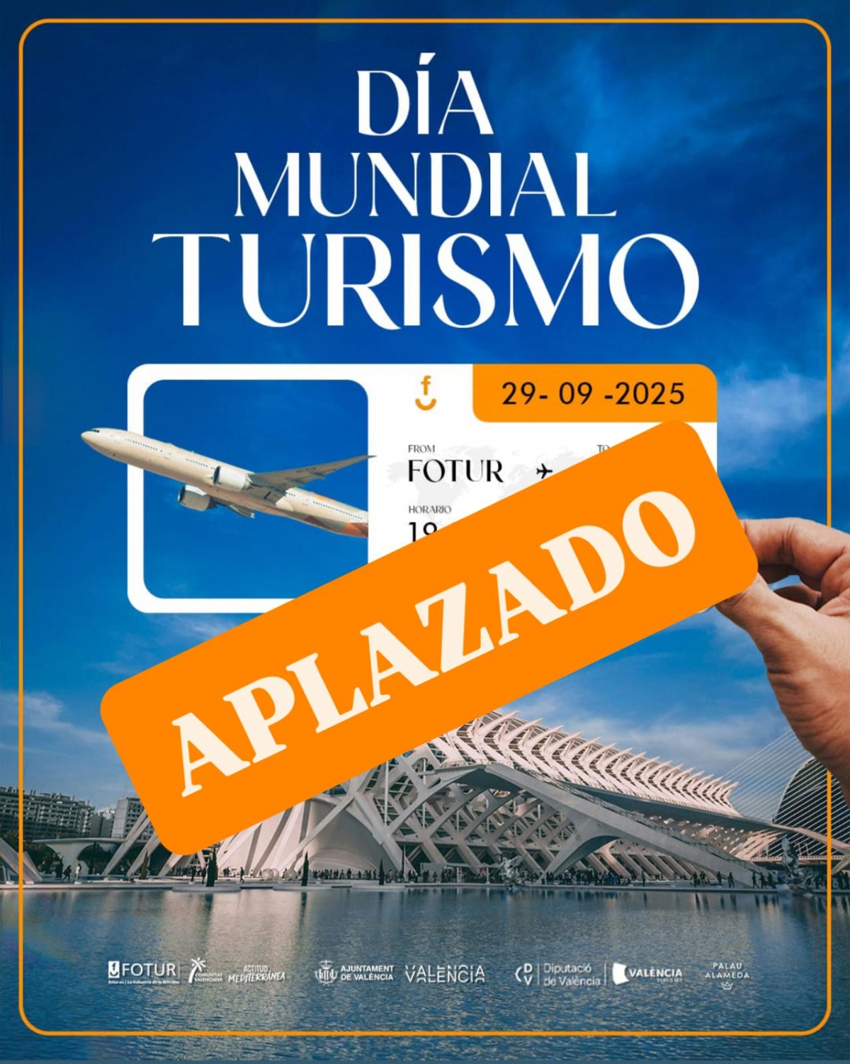 La 3ª Gala Premios Turismo 2025 se aplaza por causas meteorológicas
