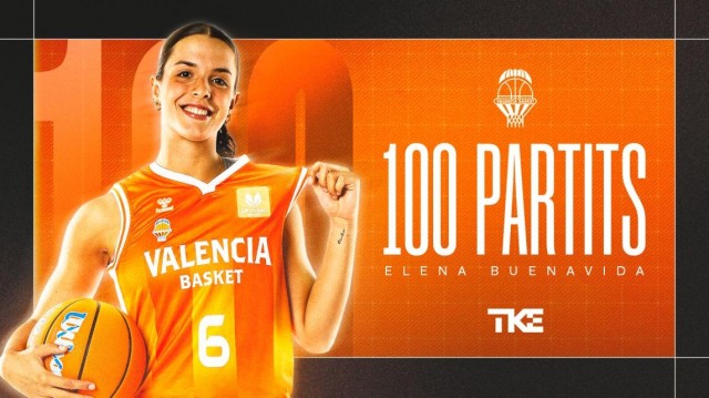 Elena Buenavida llega a los 100 partidos de taronja