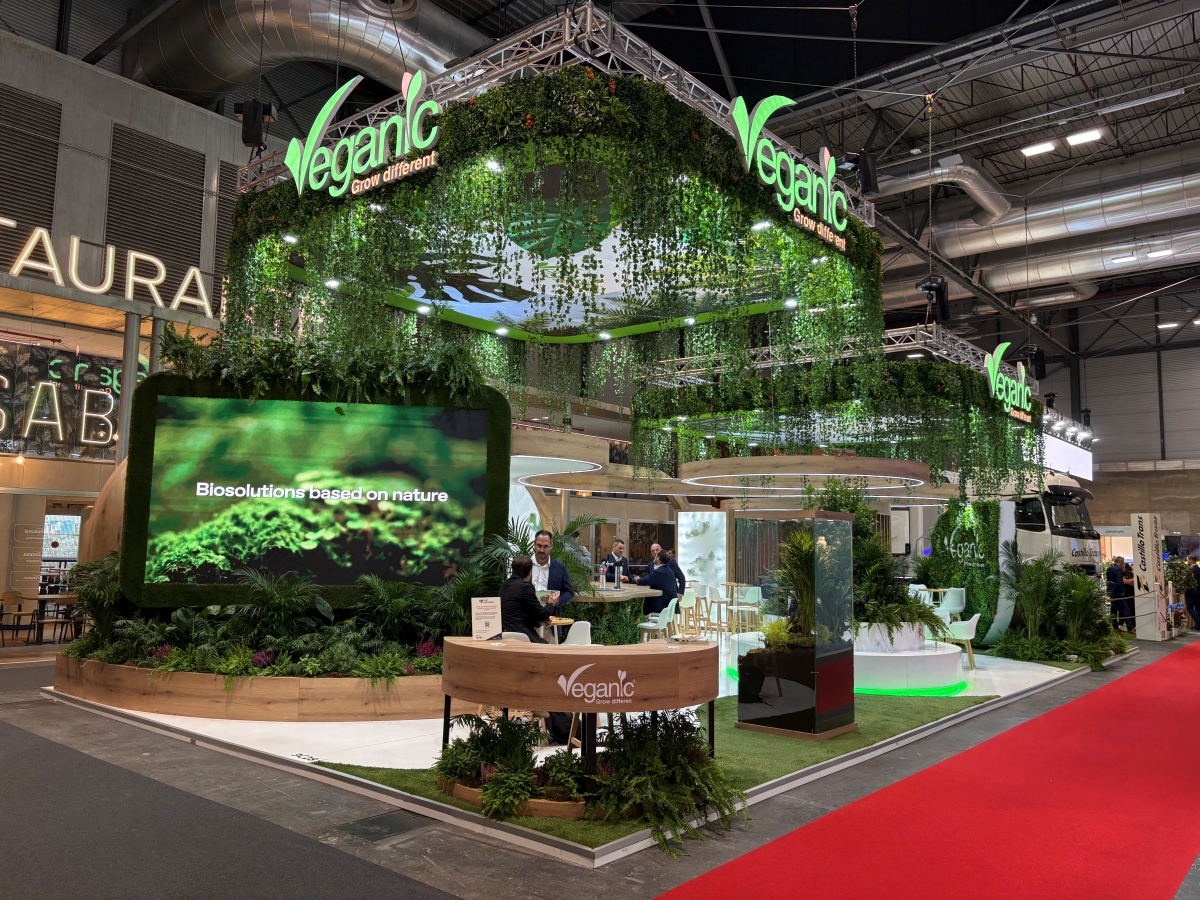 Veganic inaugura su participación en Fruit Attraction 2025 con un stand inmersivo y la presentación de sus tecnologías más innovadoras