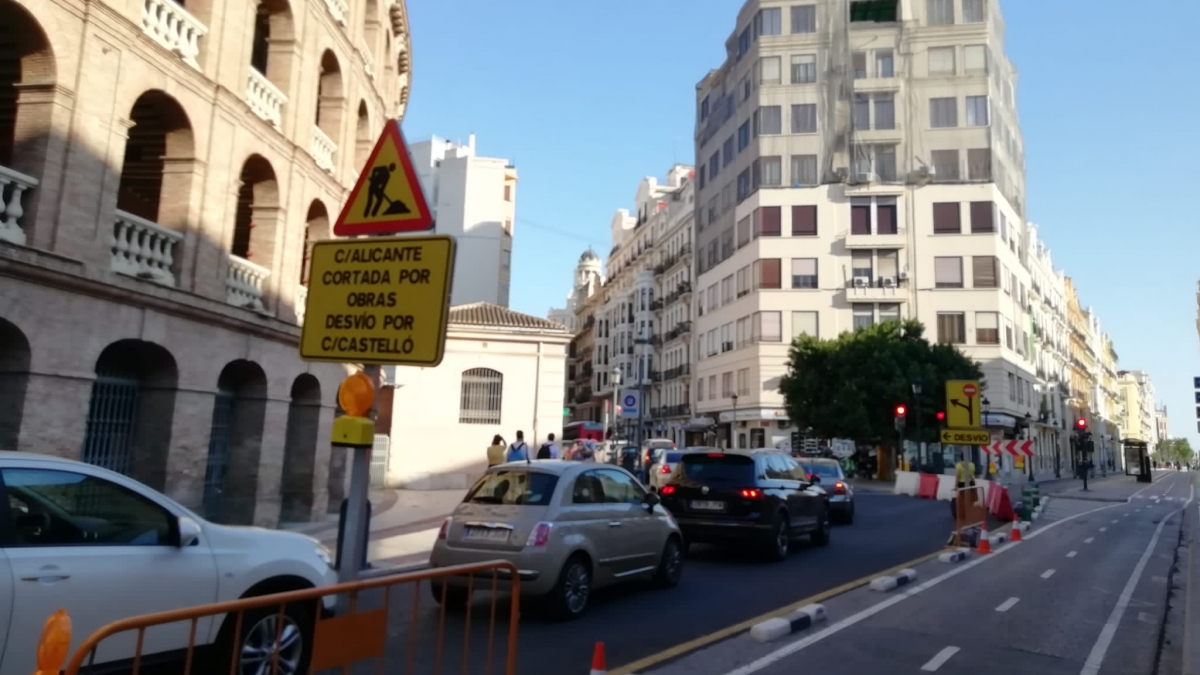 La calle Alicante quedará el 9 de octubre abierta para peatones, ciclistas y vehículos