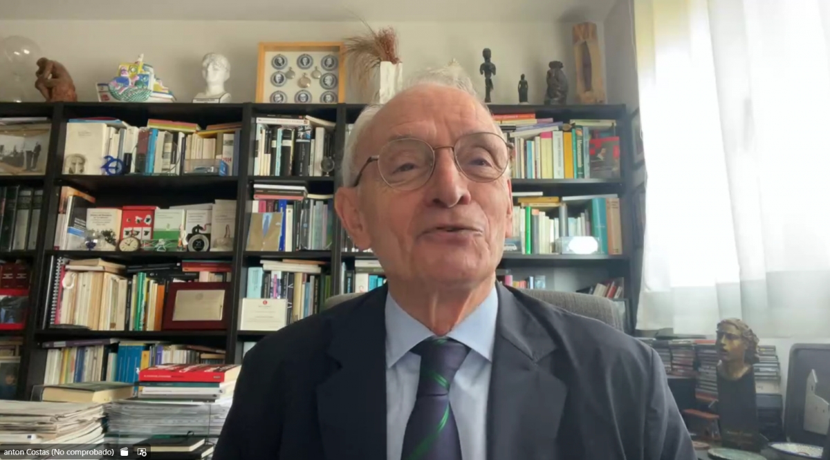 Antón Costas, durante el III Encuentro Socioeconómico de la Comunitat Valenciana