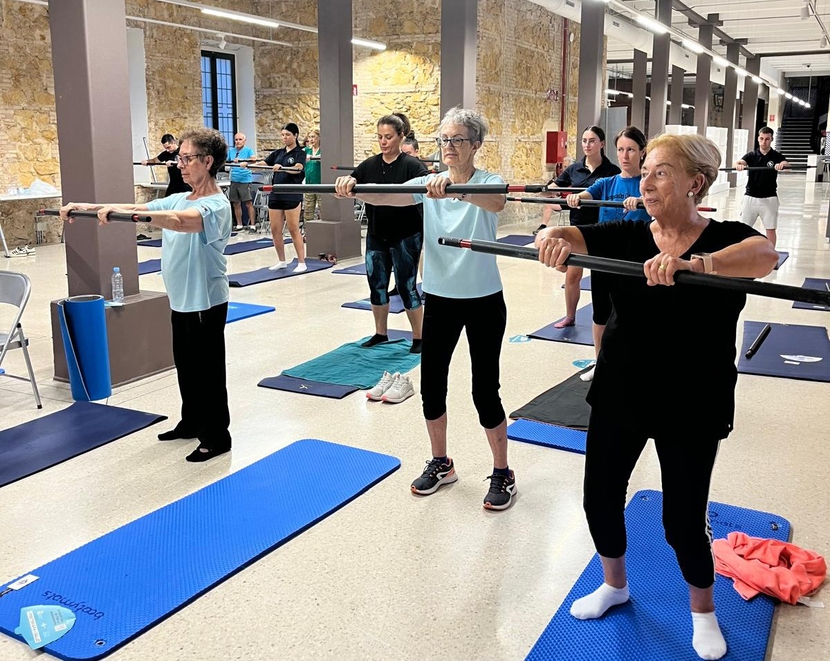 Ejercicio de fisioterapia.