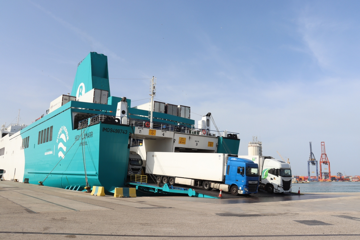  Baleària impulsa el transporte refrigerado: los productos frescos representan el 35% de su carga