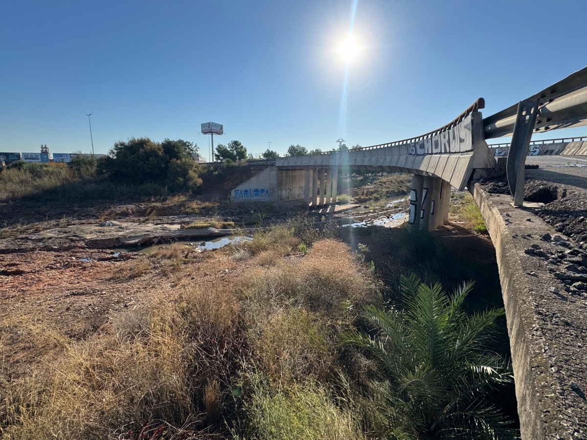 El puente cerrado de Bonaire en Aldaia reabrirá en Navidad tras una inversión de un millón de euros