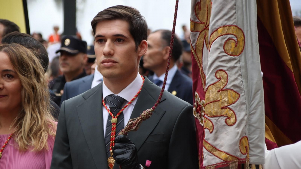 Borja Sanjuan será el portador de la Reial Senyera durante la Procesión Cívica del 9 d'Octubre
