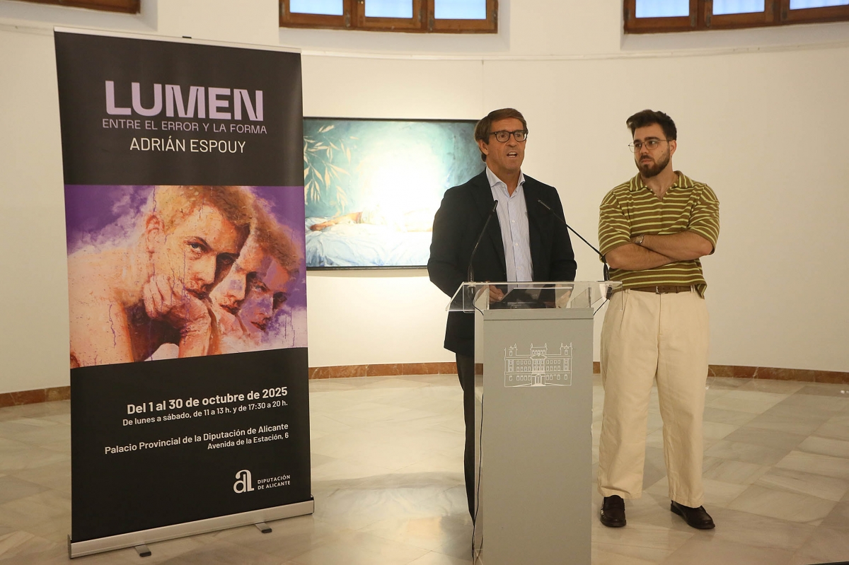 La Diputación de Alicante expone en el Palacio Provincial la obra del pintor Adrián Espouy
