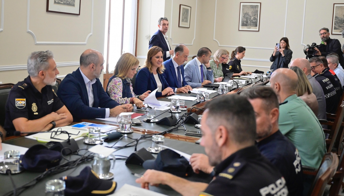 Catalá y Bernabé, en la Junta de Seguridad Local.